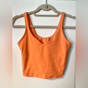 Lululemon Align Tank Top Orange Sz 4